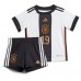 Camisa de time de futebol Alemanha Leroy Sane #19 Replicas 1º Equipamento Infantil Mundo 2022 Manga Curta (+ Calças curtas)